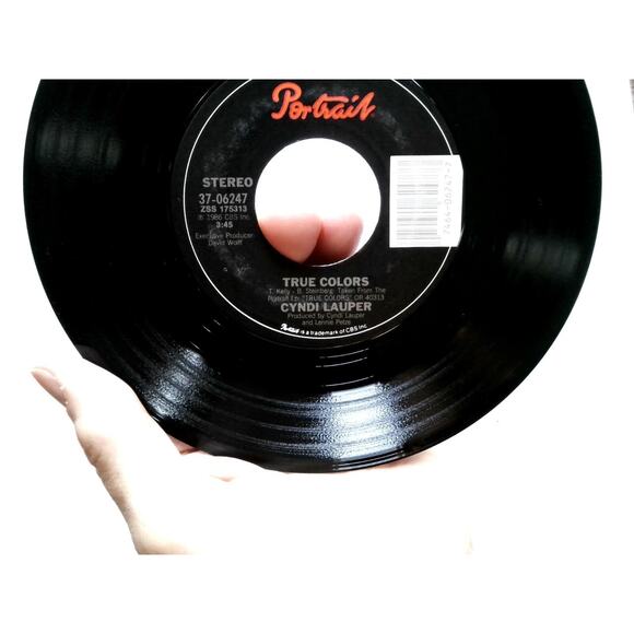 Cyndi Lauper - True Colors 7" Vinyl Record Single Synth-Pop Ballad Gay Anthem - Picture 4 of 6